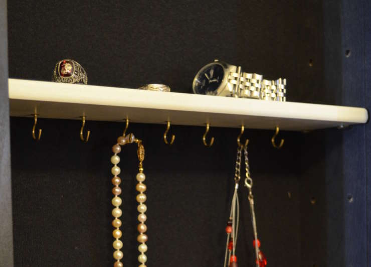 Jewelry Hook Shelf
